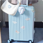 OJ1913 wheels aluminum frame travel bag