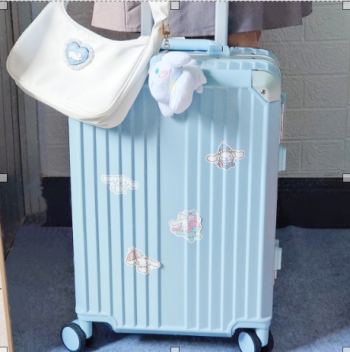 OJ708 wheels aluminum frame travel bag
