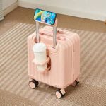 YH-0179-Stylish pink suitcase