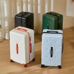 OJ1809 wheels aluminum frame travel bag