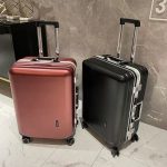 OJ1806 wheels aluminum frame travel bag