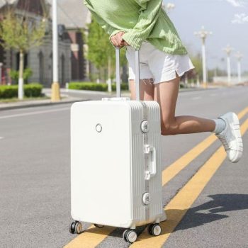 OJ1811 wheels aluminum frame travel bag