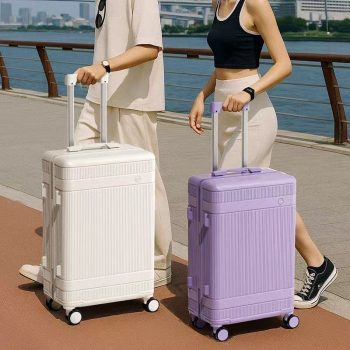OJ1819 wheels aluminum frame travel bag