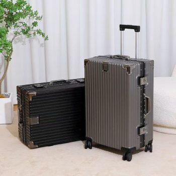 OJ1818 wheels aluminum frame travel bag