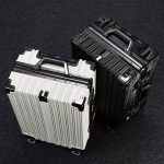 OJ1342 wheels aluminum frame travel bag