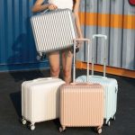 OJ792 wheels aluminum frame travel bag