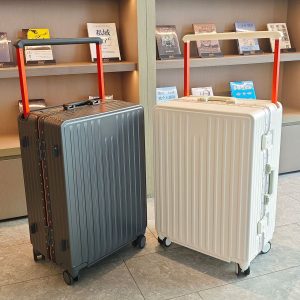 OJ1922 wheels aluminum frame travel bag