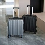 OJ796 wheels aluminum frame travel bag
