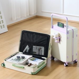 OJ812 wheels aluminum frame travel bag