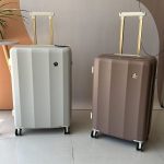 OJ726 wheels aluminum frame travel bag