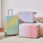 OJ789 wheels aluminum frame travel bag